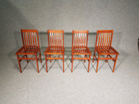 8 x prachtige Milano stoelen kersenhout van Aldo Rossi voor Molteni, jaren 80