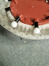 XXL Ronde spiegel Hillebrand - jaren 70 