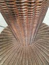 Gasparucci grote rieten rotan vloerlamp 191x52x52cm. Goede staat. 