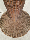 Gasparucci grote rieten rotan vloerlamp 191x52x52cm. Goede staat. 