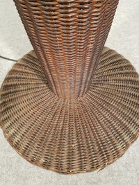 Gasparucci grote rieten rotan vloerlamp 191x52x52cm. Goede staat. 
