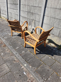 Bauhaus fauteuils, ontworpen door de Duitser Erich Dieckmann in de jaren dertig.
