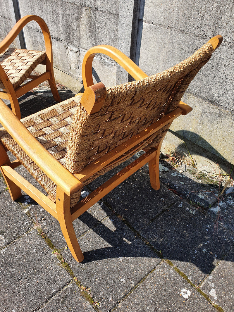 Bauhaus fauteuils, ontworpen door de Duitser Erich Dieckmann in de jaren dertig.