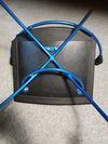<span data-mce-fragment="1">Set 4 fauteuils - Mazairac en Boonzaaijer - Young International - jaren 80</span><br data-mce-fragment="1"> met transparant blauw frame.