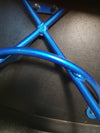 <span data-mce-fragment="1">Set 4 fauteuils - Mazairac en Boonzaaijer - Young International - jaren 80</span><br data-mce-fragment="1"> met transparant blauw frame.