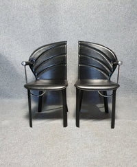 Postmodernistische stoelen van Naos Italië 1980
