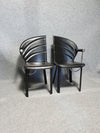 Postmodernistische stoelen van Naos Italië 1980