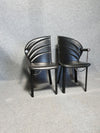 Postmodernistische stoelen van Naos Italië 1980