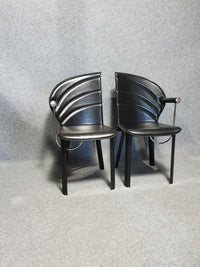 Postmodernistische stoelen van Naos Italië 1980