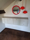 Kleine Wandkist 4 x unit 1960, wandgemonteerd Cees Braakman - Pastoe - Kast (1) - kubus