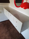 Kleine Wandkist 4 x unit 1960, wandgemonteerd Cees Braakman - Pastoe - Kast (1) - kubus
