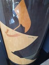 Unique dressoir by Carlo Malnati, produced around the 1980’s. The art work is made out of inlaid wood, using different colored pieces to create the design. 260 x 77 x 70 deep