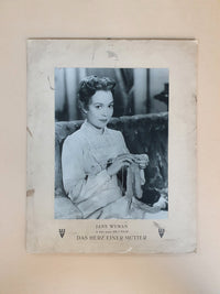 Cinema Duits promotiemateriaal, barietfoto op bord / lobbykaart. 40 x 50 cm