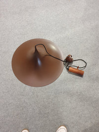 Halfgrote hanglamp van Claus Bonderup &amp; Torsten Thorup voor Fog &amp; Mørup, jaren 60 met contragewicht 