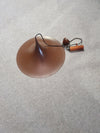 Halfgrote hanglamp van Claus Bonderup &amp; Torsten Thorup voor Fog &amp; Mørup, jaren 60 met contragewicht 