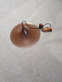 Halfgrote hanglamp van Claus Bonderup &amp; Torsten Thorup voor Fog &amp; Mørup, jaren 60 met contragewicht 