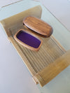 Koa wood jewelry box by Dean Santner, 1980s , 8.5 x 36 x 19 cm
