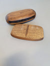 Koa wood jewelry box by Dean Santner, 1980s , 8.5 x 36 x 19 cm