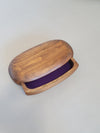 Koa wood jewelry box by Dean Santner, 1980s , 8.5 x 36 x 19 cm
