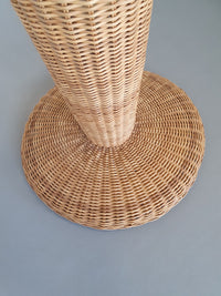 Gasparucci grote rieten rotan vloerlamp 191x52x52 cm. Zeer goede staat.