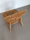 Eikenhouten loungestoelen jaren 60