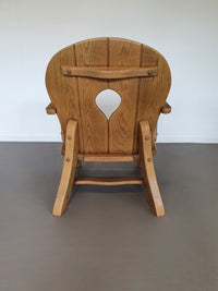 Eikenhouten loungestoelen jaren 60
