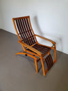 Stoel gebogen hout Thonet Siesta Medizinal 1951 fauteuil
