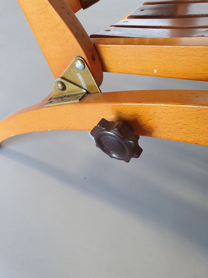 Stoel gebogen hout Thonet Siesta Medizinal 1951 fauteuil