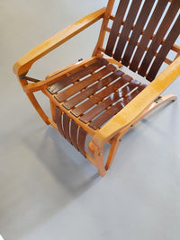 Stoel gebogen hout Thonet Siesta Medizinal 1951 fauteuil