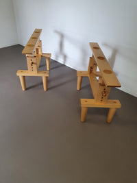 Italian Bramante Beech Dining or Studio easels by Achille & Pier Giacomo Castiglioni for Zanotta, 1950s
