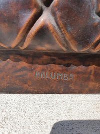 Koperen sculptuur van Gabriel Kalumba Tshung Manu Afrika, jaren 70