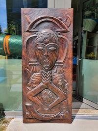 Koperen sculptuur van Gabriel Kalumba Tshung Manu Afrika, jaren 70