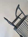 Black Lena Larsson voor Nesto rocking chair 1960s