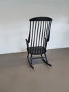 Black Lena Larsson voor Nesto rocking chair 1960s