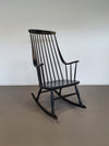 Black Lena Larsson voor Nesto rocking chair 1960s