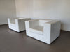 Vroege editie Zanotta "wegwerp" stoelen van willie Landels. Volledig origineel.