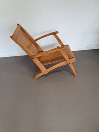 Vouwstoelen van multiplex uit het midden van de eeuw