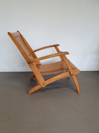 Vouwstoelen van multiplex uit het midden van de eeuw