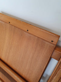 Vouwstoelen van multiplex uit het midden van de eeuw