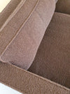 Artifort bank C905 van Kho Liang Ie 240 x 80 x 65 cm. Originele bekleding bruine boucléwol