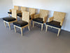 Donghia Block Island-stoelen met originele leren zittingen van John Hutton