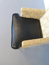 Donghia Block Island-stoelen met originele leren zittingen van John Hutton
