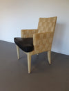 Donghia Block Island-stoelen met originele leren zittingen van John Hutton