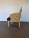 Donghia Block Island-stoelen met originele leren zittingen van John Hutton