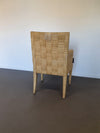 Donghia Block Island-stoelen met originele leren zittingen van John Hutton