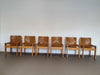 6 x Ibisco eetkamerstoel jaren 70