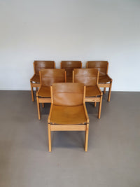 6 x Ibisco eetkamerstoel jaren 70