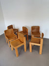 6 x Ibisco eetkamerstoel jaren 70