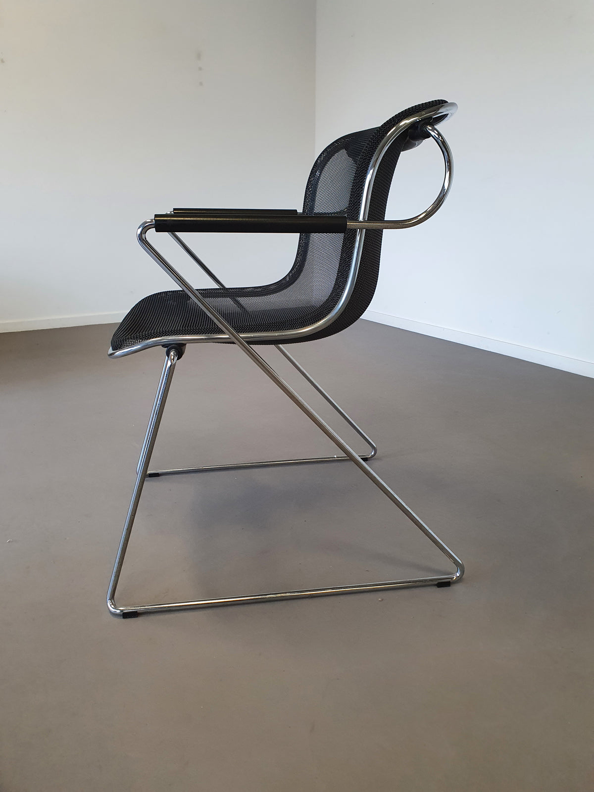 1980'S PENELOPE CHAIR (2×) BY CHARLES POLLOCK FOR CASTELLI