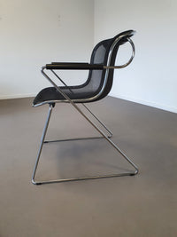 2 Penelope stoelen van Charles Pollock - jaren 80
